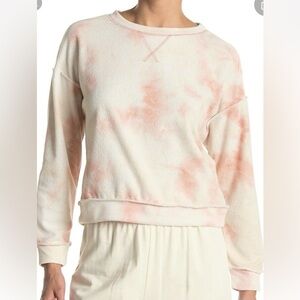 SO Pink & White Lounge Life Sweatshirt